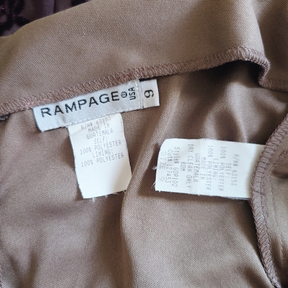 Rampage Vintage 90s Goth Grunge Plum Purple Burnout Velvet Tank Sheer Mini Dress - Picture 9 of 9